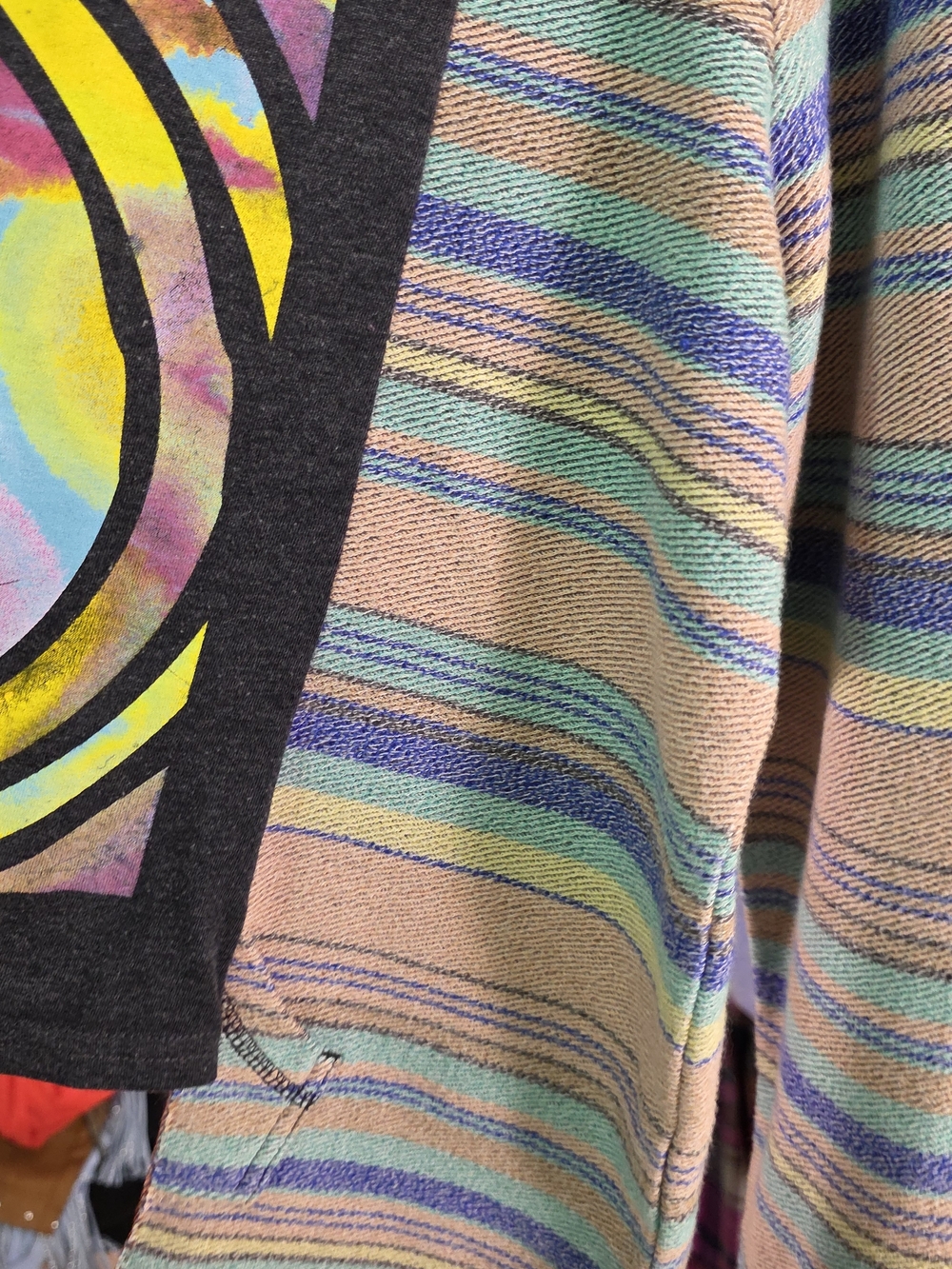 Nirvana Graphic Band Tee Upcycled Boho Grunge One of a Kind Top OS - Picture 4 of 7